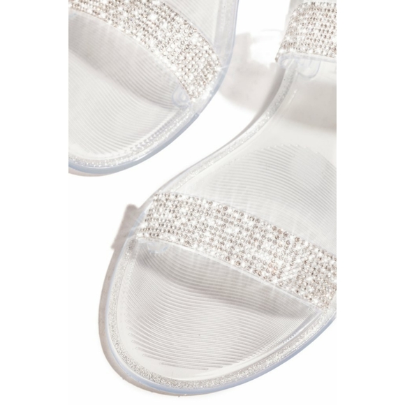 𝙇𝙖𝙨𝙩 𝙎𝙞𝙯 6 💎Clear Rhinestone Embellished - Picture 7 of 7